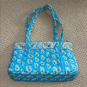 Vera Bradley Blue Paisley Shoulder Bag